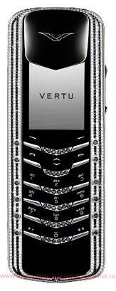 Vertu Signature Black and White Diamonds